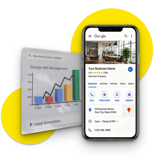 Ведення Google Business Profile головний банер